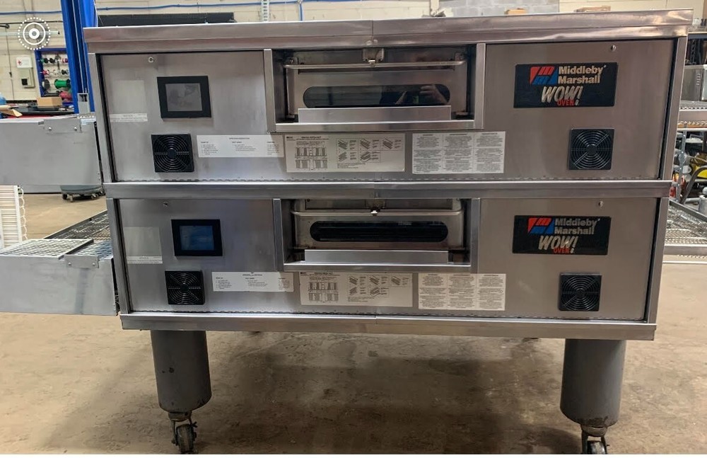 Middleby Marshall WOW! PS670G Double Stack 32" Conveyor Pizza Oven