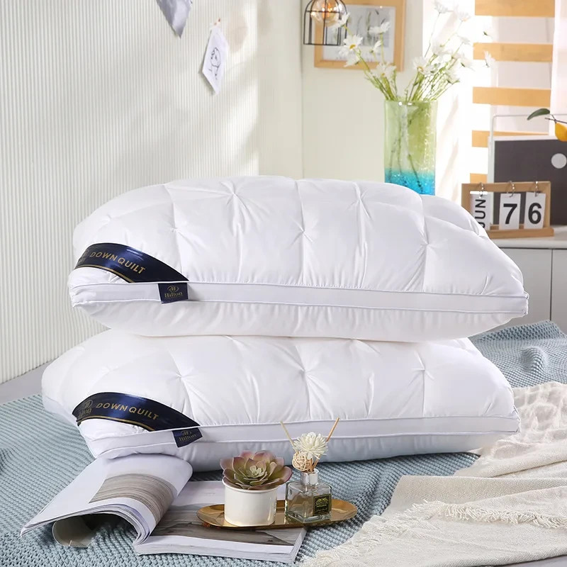 2-Piece Sleep Pillow Set, Soft Supportive Bed Pillows, Suitable for Back.