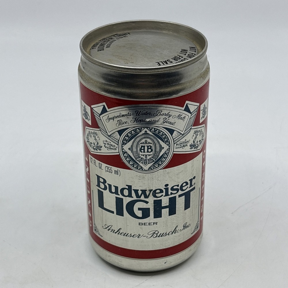 Vtg Budweiser Light First Edition Can Pre-Bud Light 1980s Promo Sample Beer