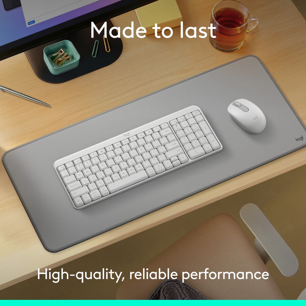 Logitech - MK250 Full-size Bluetooth Wireless Keyboard and Mouse Combo for Wi...