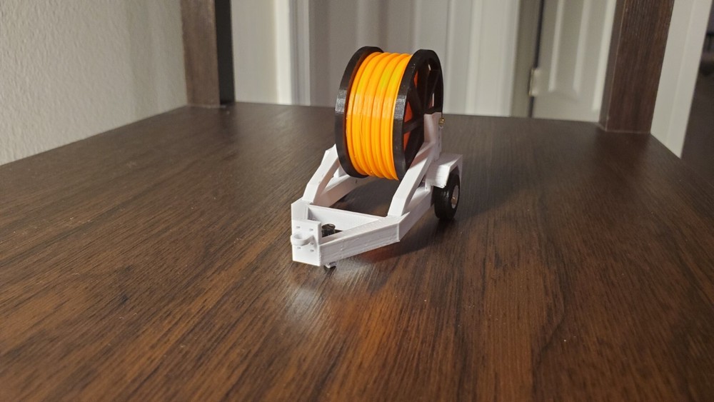 Custom 1/50 Scale Cable Reel Trailer