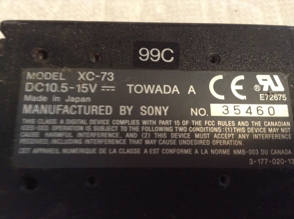 Sony XC-73 CCD Camera