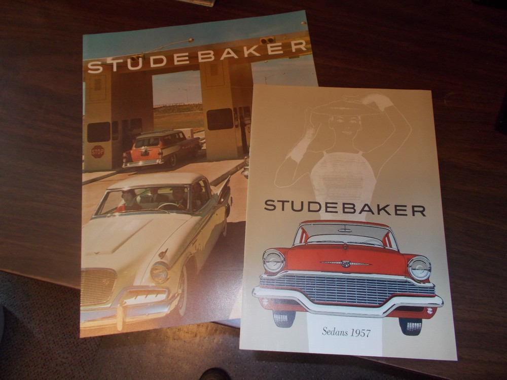 1957 Studebaker Sales Catalogs/2 Different for one bid!