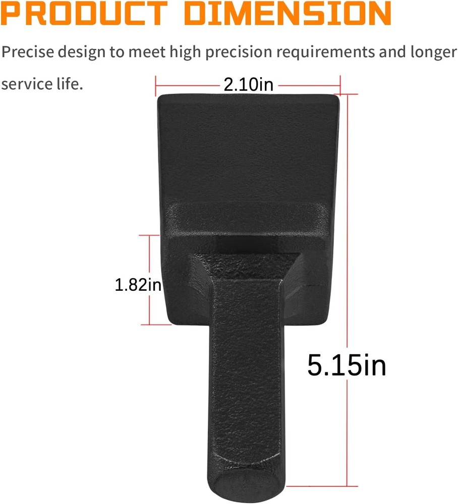 Blacksmith Anvil Hardy Shank Cutter Tool 3/4 inch Blacksmith Forging Tool