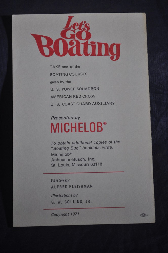 The Boating Bug Brochure - Michelob Beer