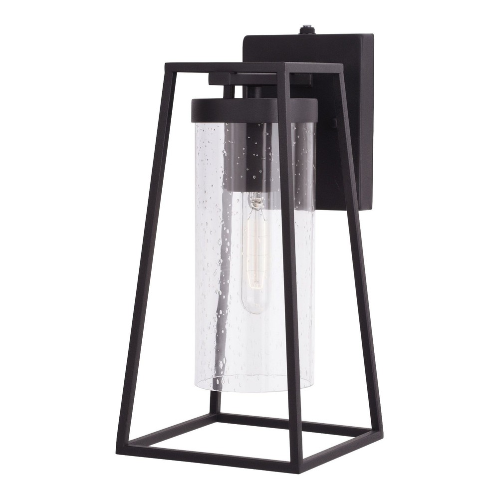 Nash 1-Light Outdoor Wall Sconce in Transitional and Rectangular Style 13.75