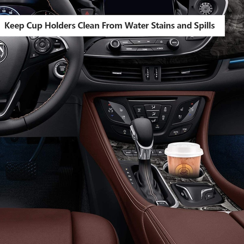 Britimes Car Coasters for Drinks Absorbent, 2 Pack Cup Holders, 2.56" Ceramic...