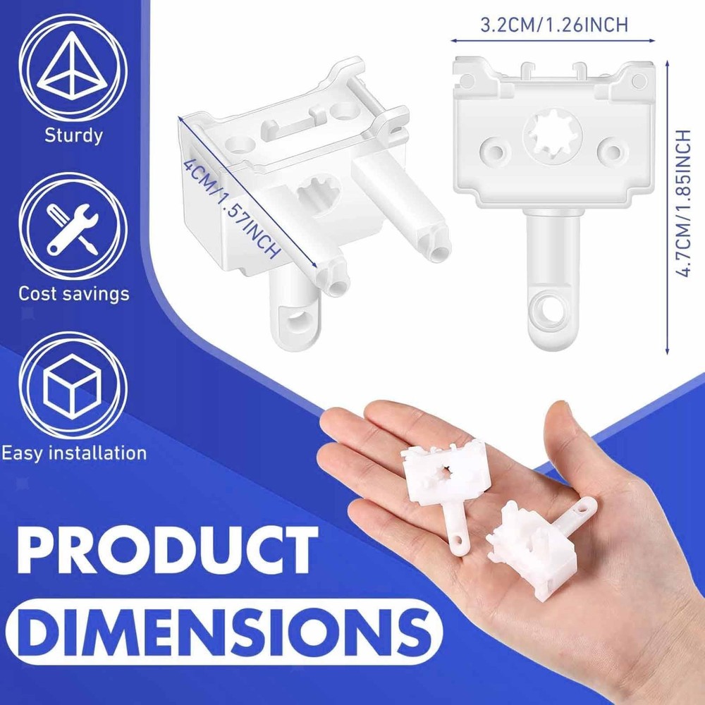 2 Pieces Vertical Blind Wand Control Replacement DIY Simple Accessories