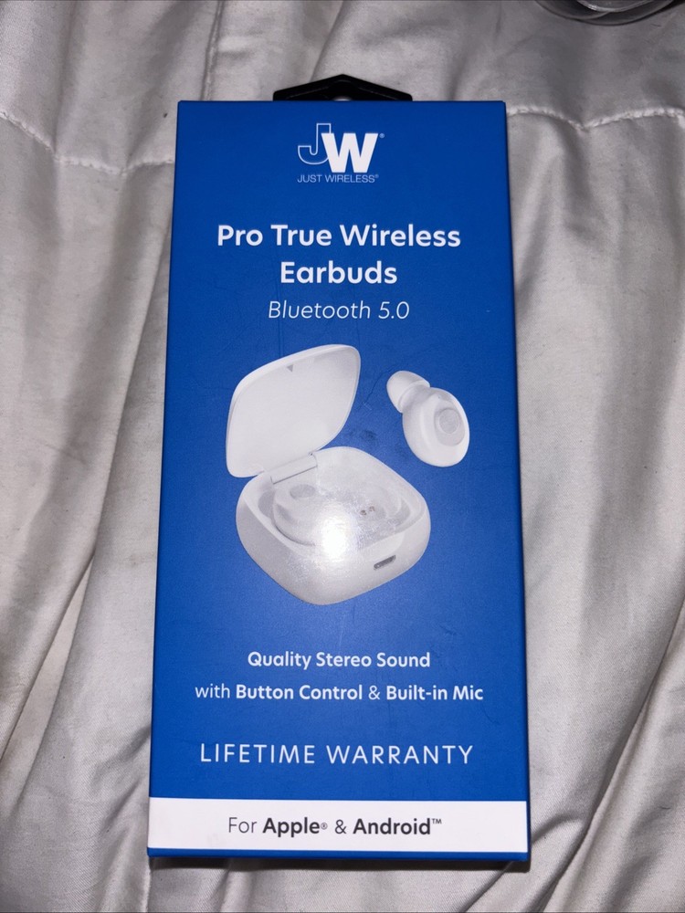 JW Just Wireless Pro True Wireless Earbuds Bluetooth 5.0