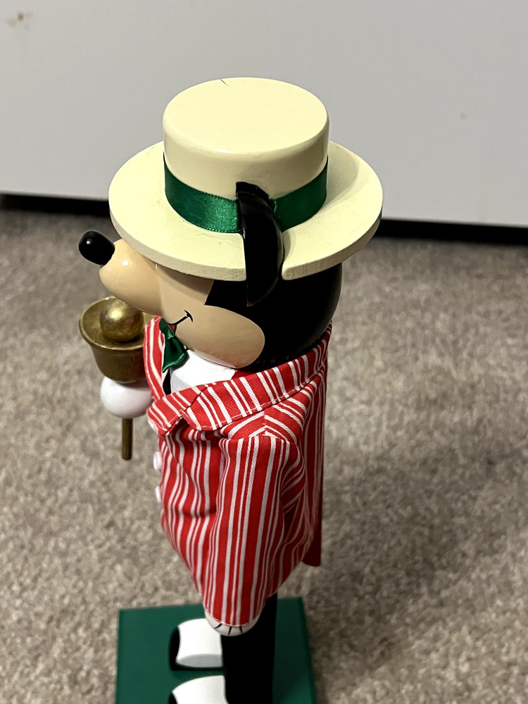 Disney Parks Nutcracker Figure Dapper Dan Mickey Mouse Limited Release 14" Rare