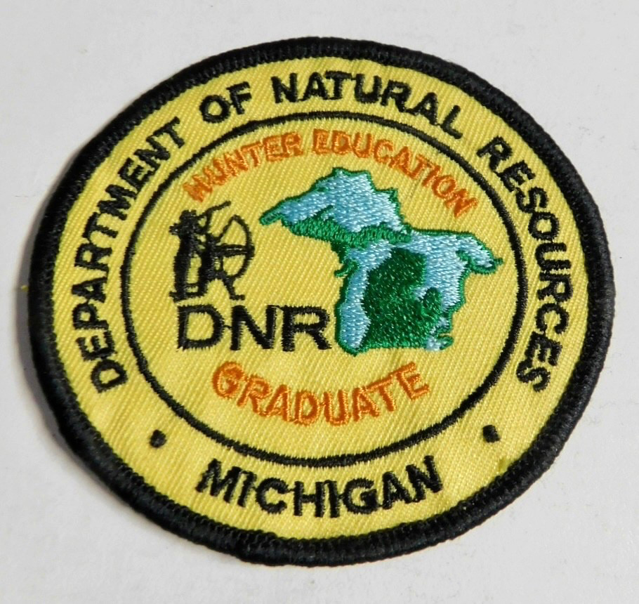 MICHIGAN DNR HUNTER EDUCATION GRADUATE PATCH