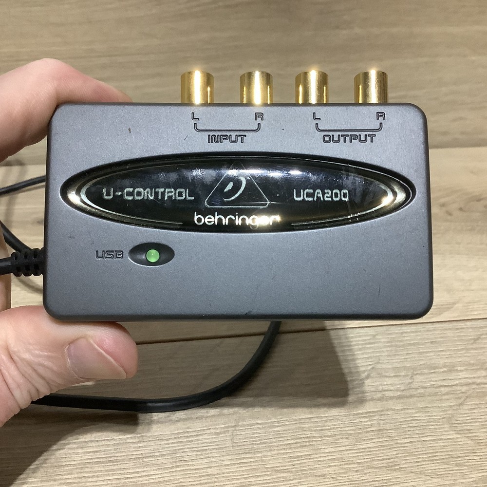 Behringer UCA200 U-Control USB Audio Interface Used Condition Untestested