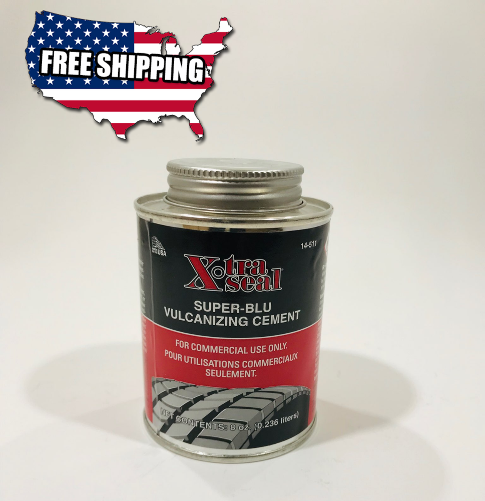 Xtra Seal 14-511 8 Oz Super-Blu Vulcanizing Cement Flammable 🎗️🎗️