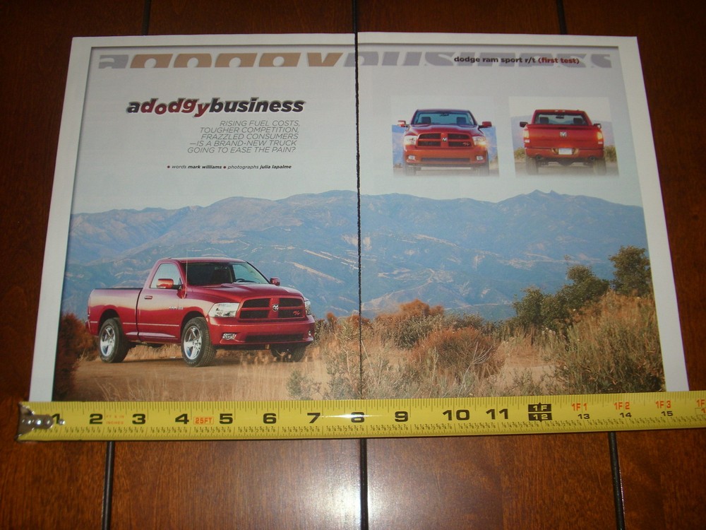 2009 DODGE RAM SPORT R/T - ORIGINAL ARTICLE