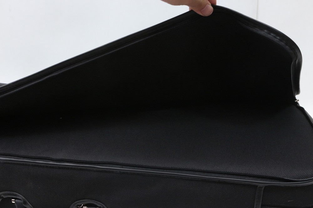 Protable Viola Case Oxford Durable Red Padding Strong Waterproof Black