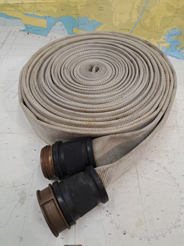 66'/20m - 1-¾" Fire Hose With Brass Couplings