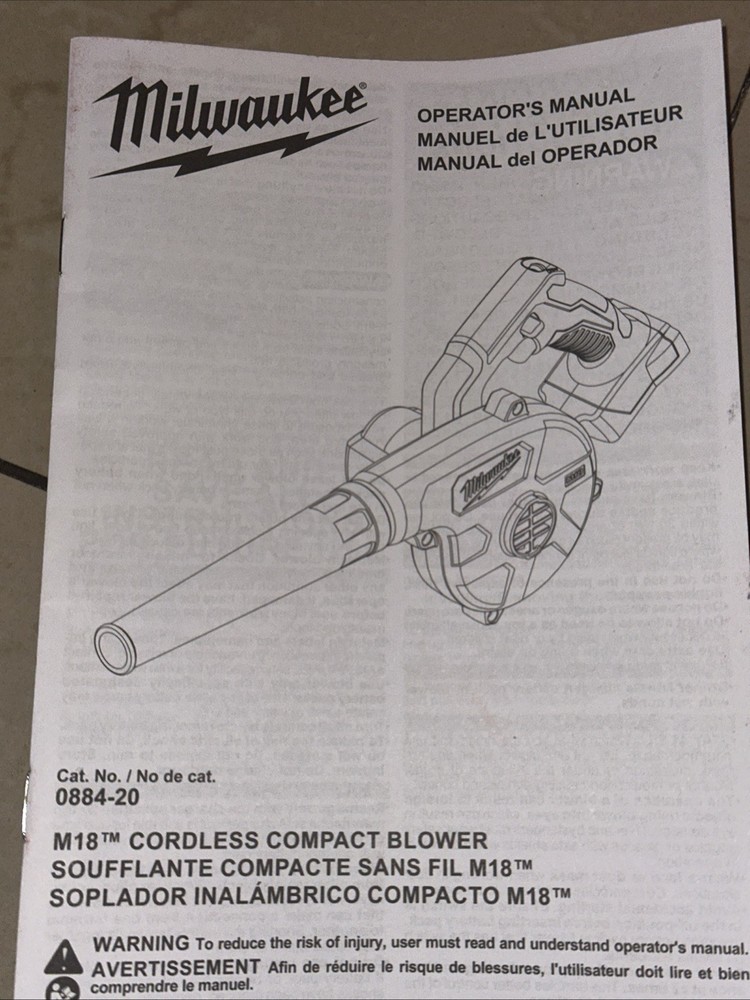 M18 BBL-0 Compact Blower 18 Volt Bare Unit TOOL ONLY