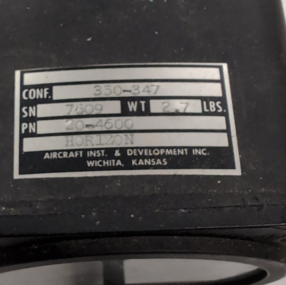 Gyro Attitude Indicator P/N: 20-4600
