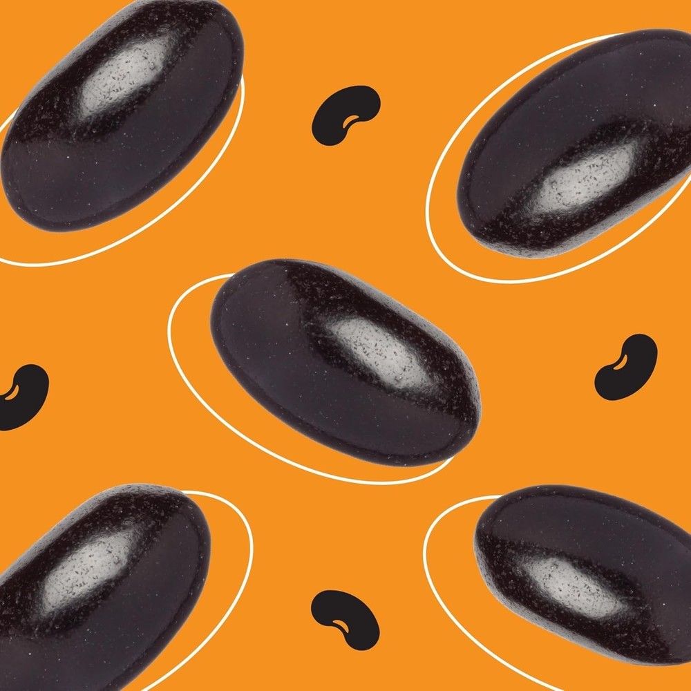 Black Licorice Jelly Beans - 2 Pound Bulk Pack - Old-Fashioned Candy