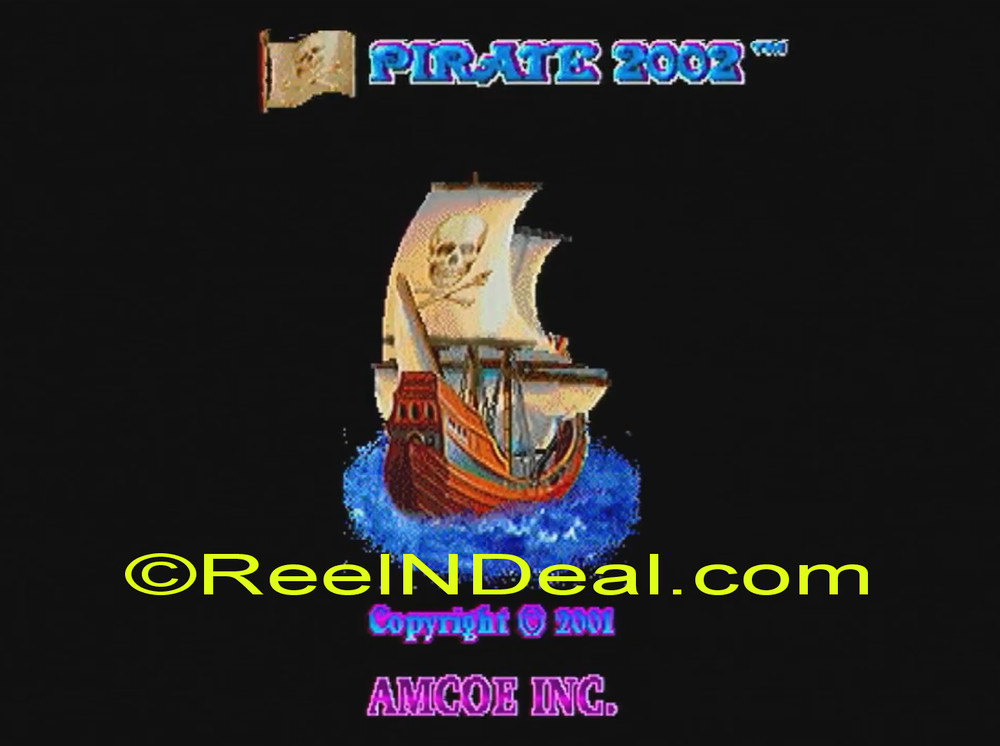 Amcoe Pirate 2002 Cherry Master 8-Liner Slot Machine Optional Skill Spin & Hold
