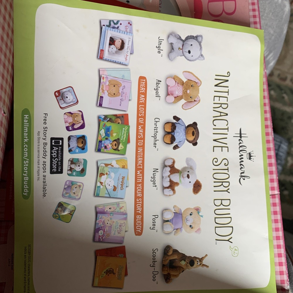 Hallmark Jingle Bell Interactive Story Buddy CD & Book + Box Only..No Plush