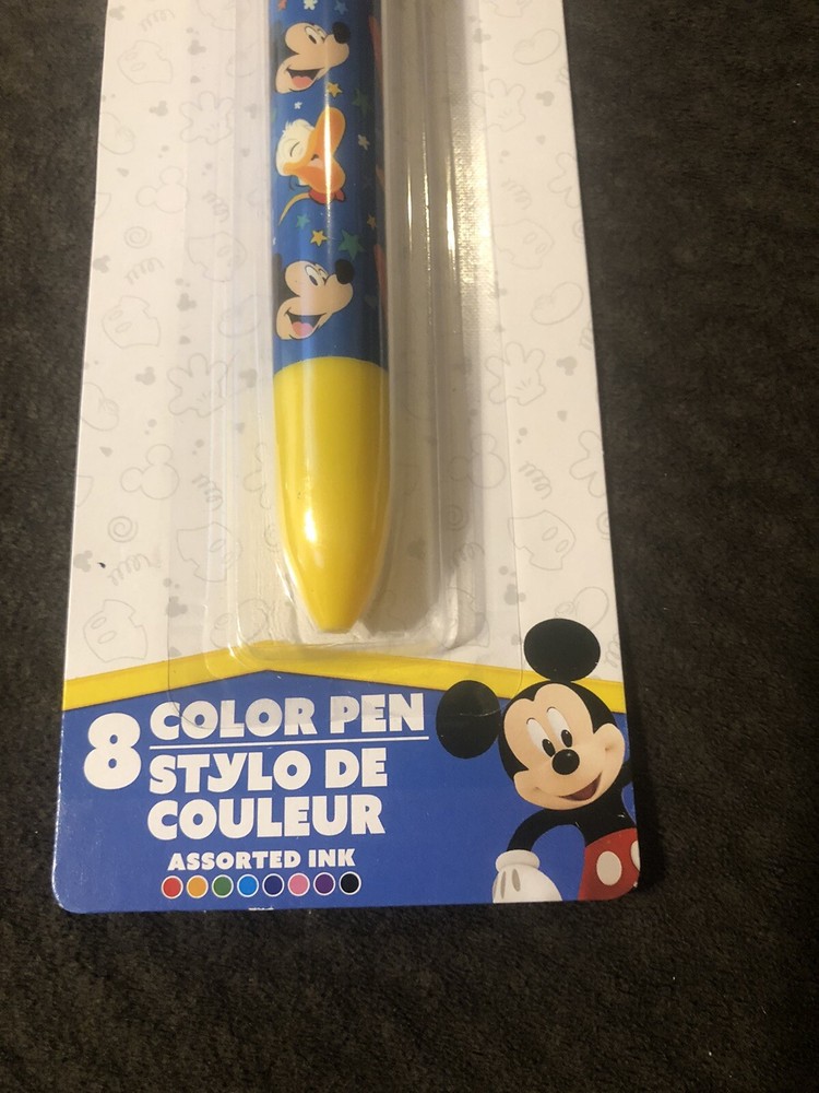 Disney Mickey Mouse Funhouse 8 Color Pen New