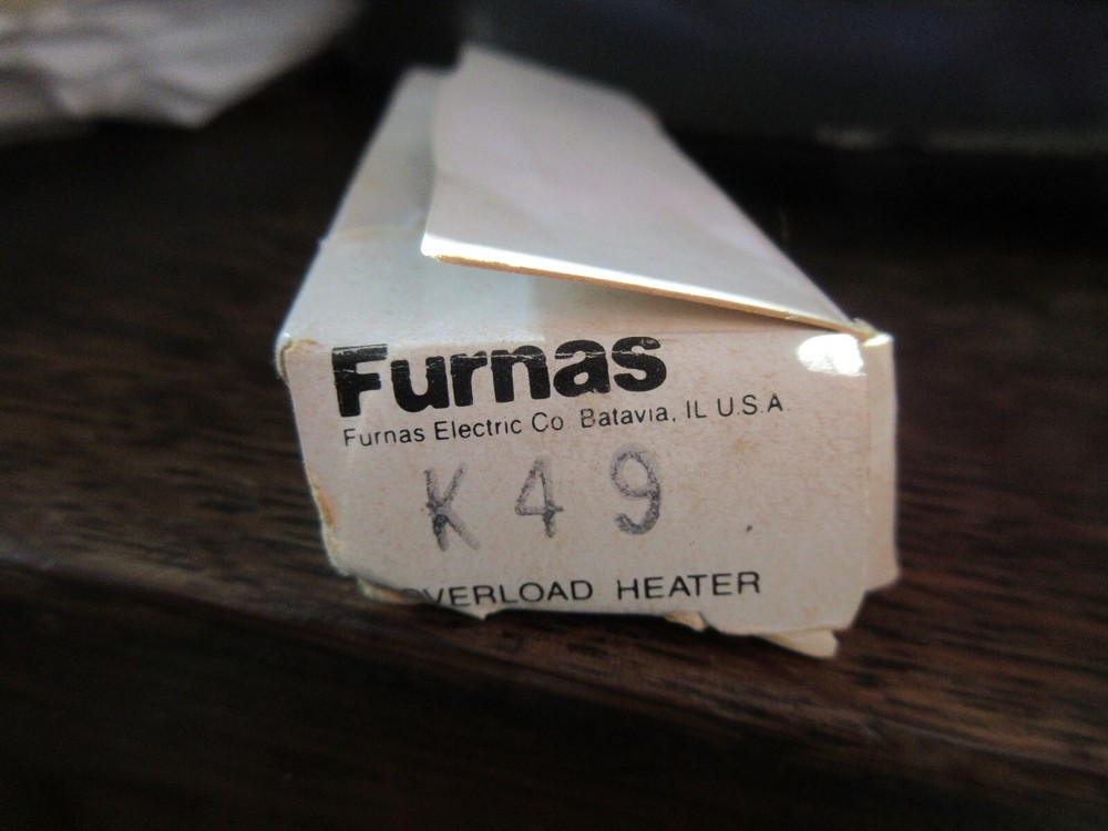 Furnas K49 Heater OVERLOAD RELAY ELEMENT NOS