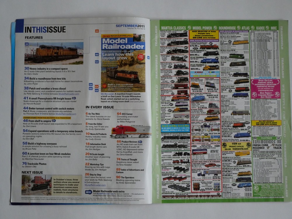 Model Railroader - September 2011 - Learn how this layout grew
