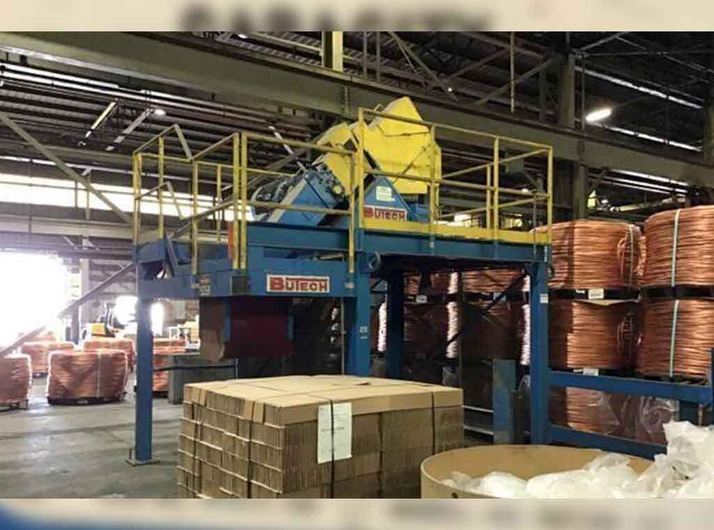 Butech Copper Rod Scrap Coil Processing System SK135-5P