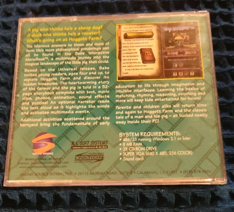 Babe interactive Moviebook (CD-Rom Sound Source Interactive)