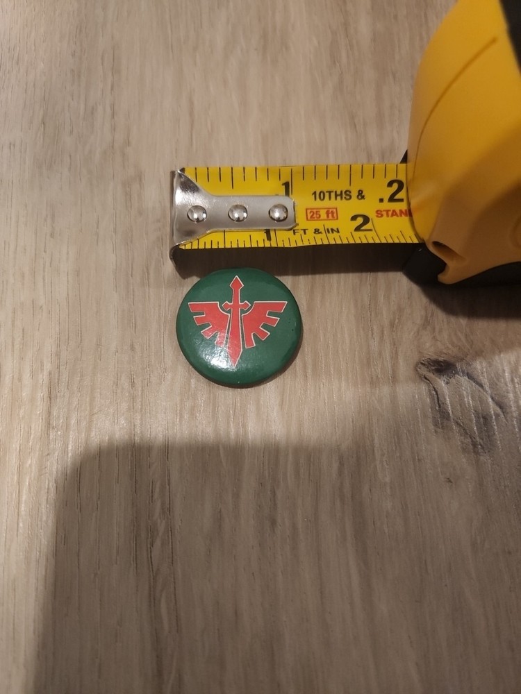 Warhammer 40k Dark Angels Button - Pin Space Marines