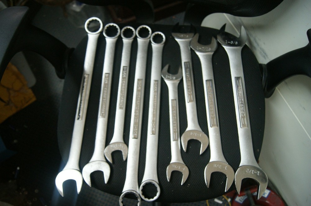 CRAFTSMAN 9 PIECES BOX OPEN-BOX WRENCHES SERIES A-AF