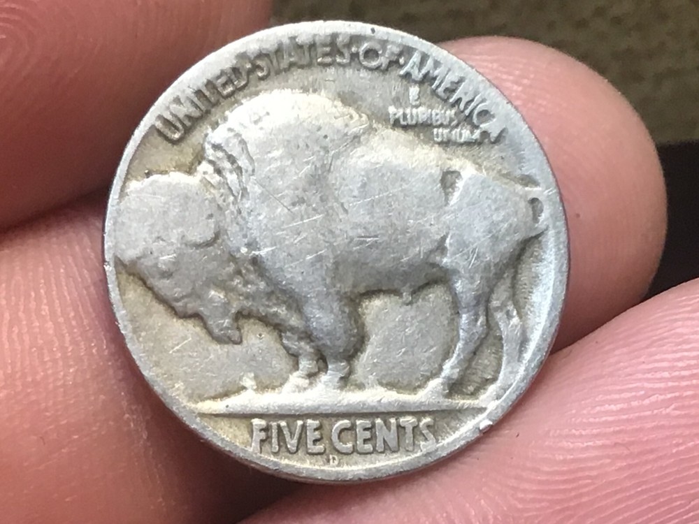 1925-D Buffalo Nickel, Restored Date, 1 Coin