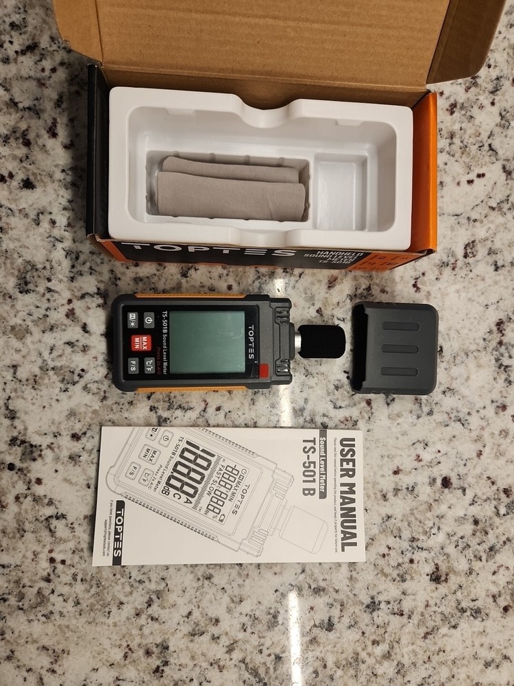 Decibel Meter, Toptes TS-501B Sound Level Meter