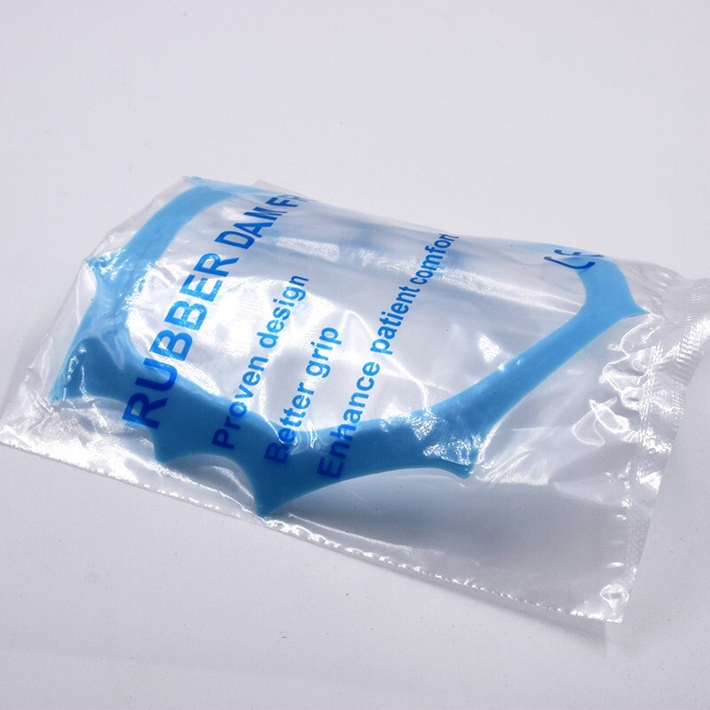 5 Pcs Dental Plastic Polypropylene Rubber Dam Sheet Frame Holder Brackets Blue