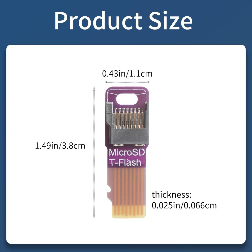 Micro SD Card Extension Board 3D Printer External Car purple