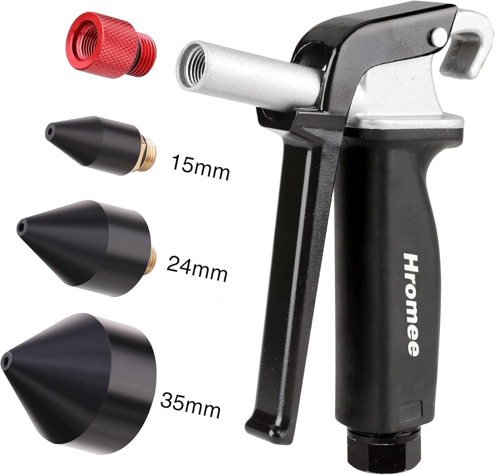 Professional 4-Piece Rubber Tip Set for Air Blow Guns - Enhanced Performance Kit
