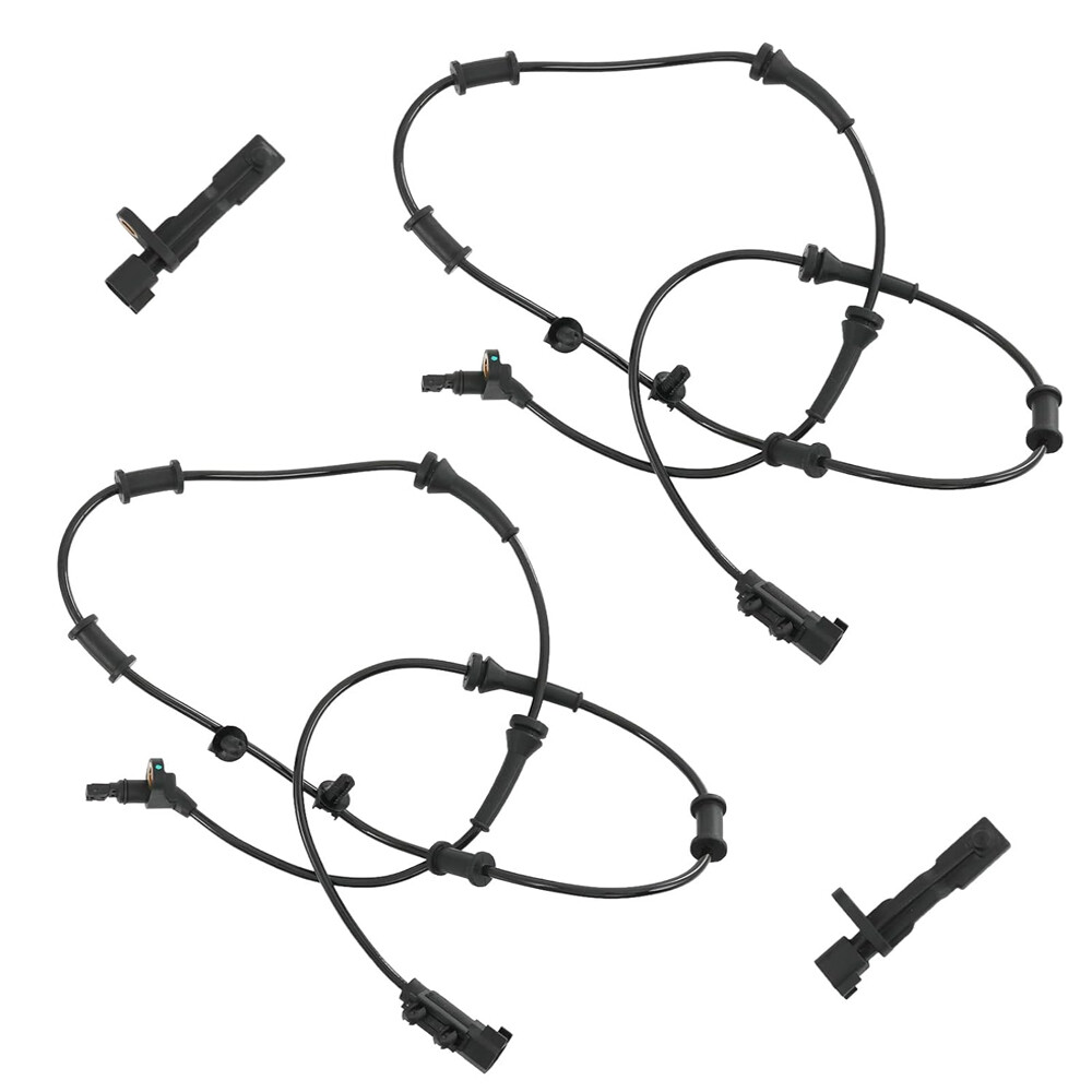 4 Pack Fits 2007-2016 Jeep Wrangler Front Rear Left Right ABS Wheel Speed Sensor