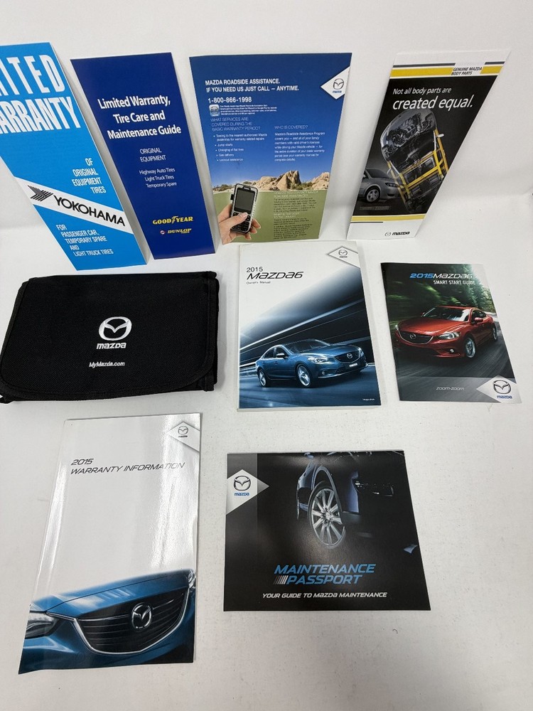 2015 Mazda6 Owners Manual OEM Set