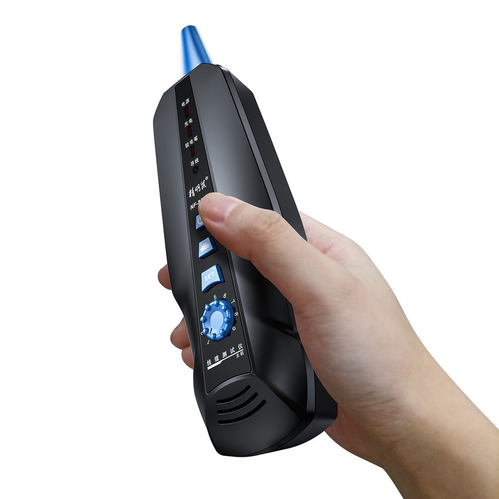 Network Cable Tester LAN Wire Tracker Length Voltage PoE PING Test Port Finder