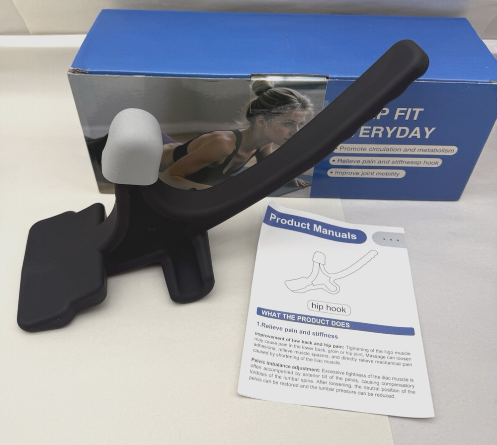 Psoas Release Tool Hip Hook Adjustable Hip Flexor Trigger Point Massage Tool...