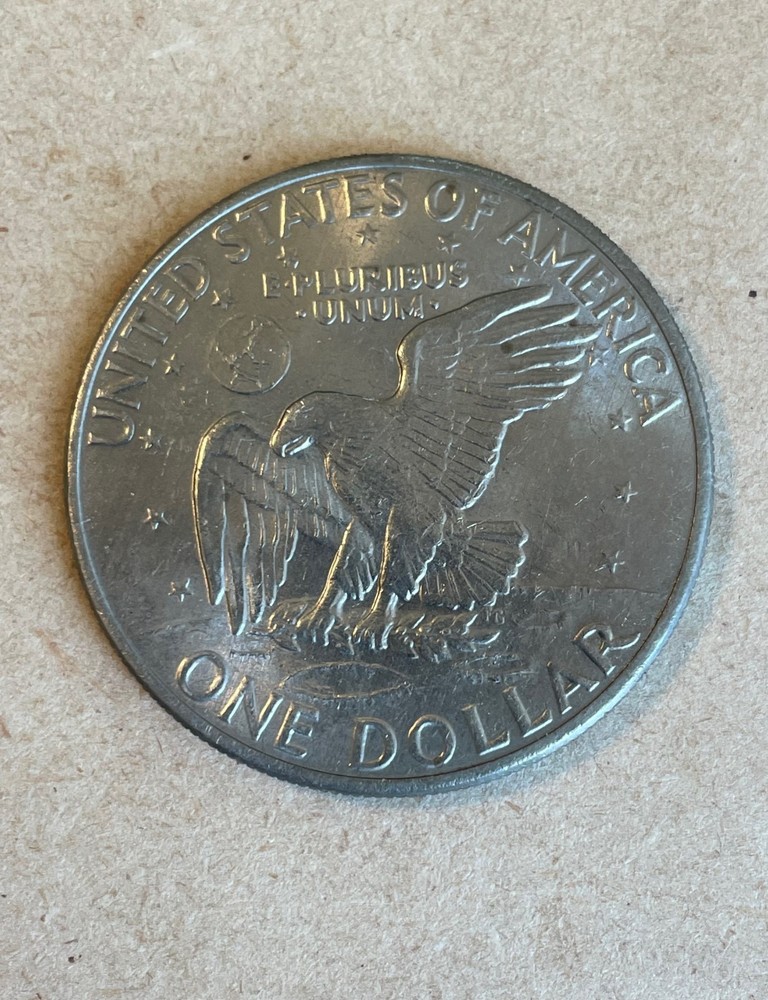 1972 D Eisenhower Ike Dollar-- Nice Mint Luster & Toning-- Great Condition!