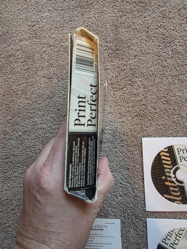 Print Perfect Platinum Swift Software Desktop Publishing 8 Discs Open Box