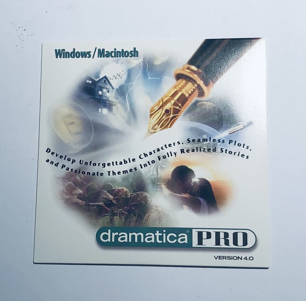 Write Brothers Dramatica Pro Version 4.0 Windows PC & Mac Software Big Box