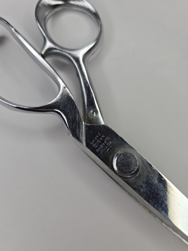 ROYAL SUPREME Chrome Plated Pinking Shears Scissors