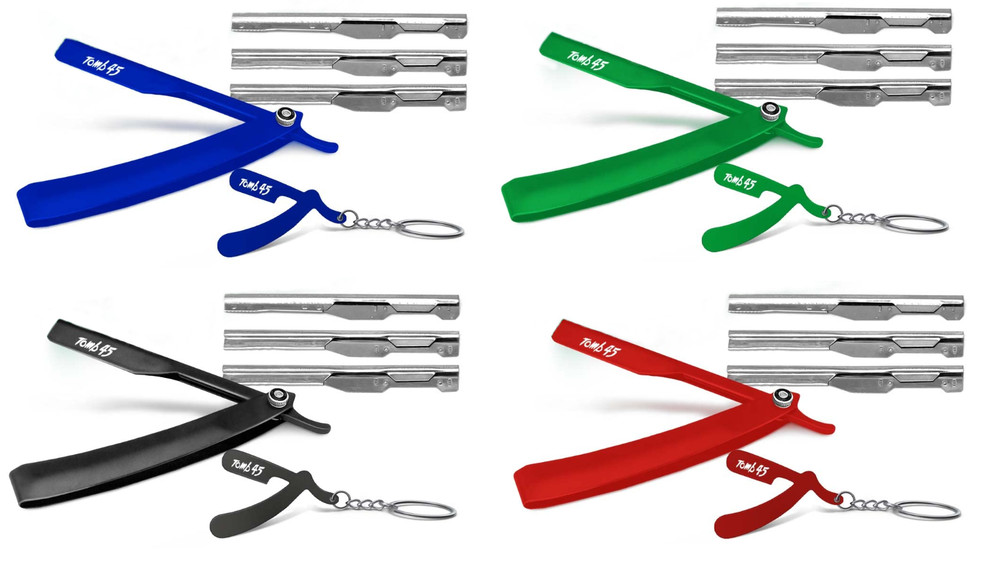 Tomb45 Triple Cartridge Razor Holder | 1pc Use Dropdown Menu