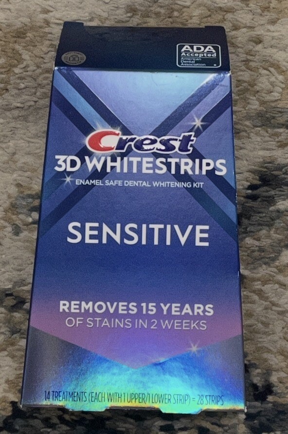 Crest 3D Whitestrips Sensitive 28 Strips, Exp 2027