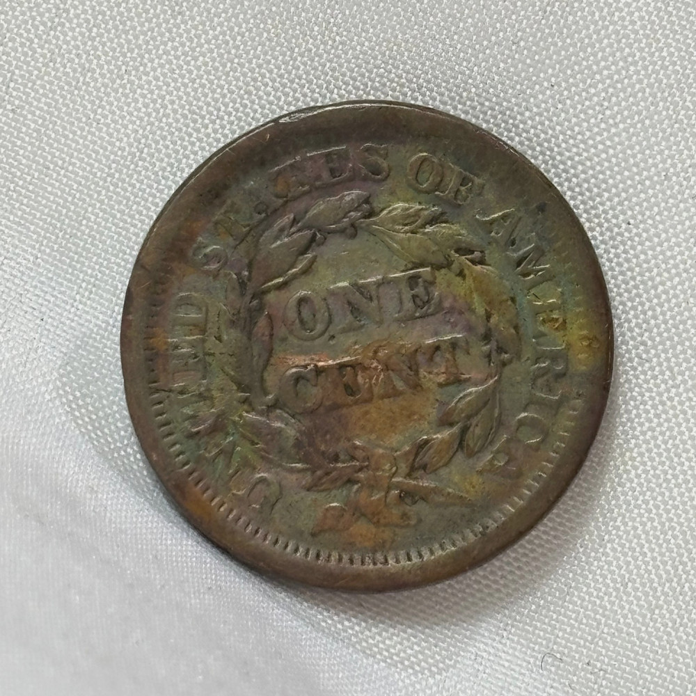 1840 Large Cent Braided Hair
