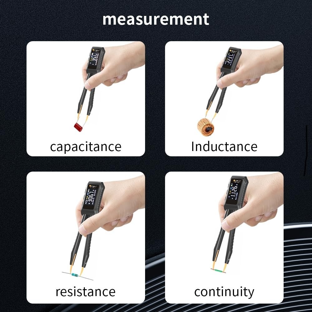 Smart Portable LCR Meter with 9999 Counts & Auto Component Identification