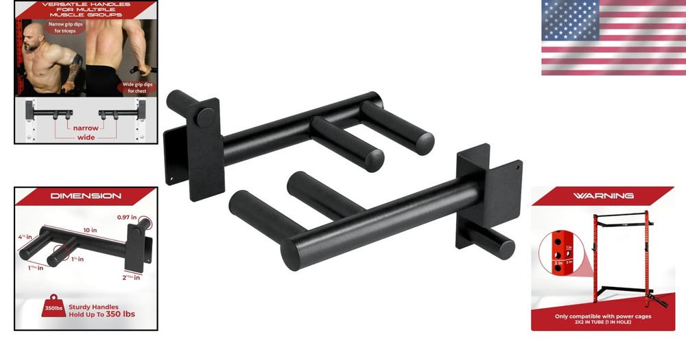 Multi-Exercise Pullup Bar Attachment for Power Racks